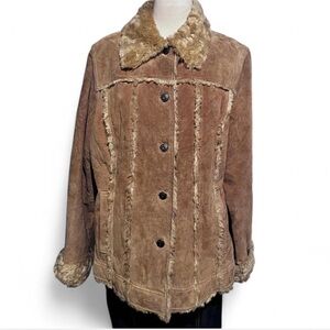 Wilsons Leather Brown Teddy Jacket